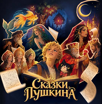 Новогоднее представление "Сказки Пушкина: тайна потерянных страниц"